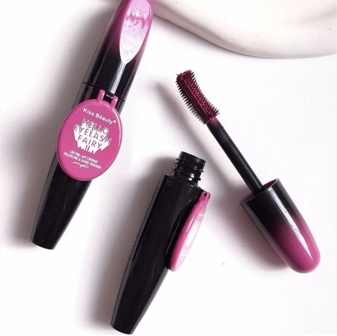 ریمل رنگی فانتزی آینه دار صورتی